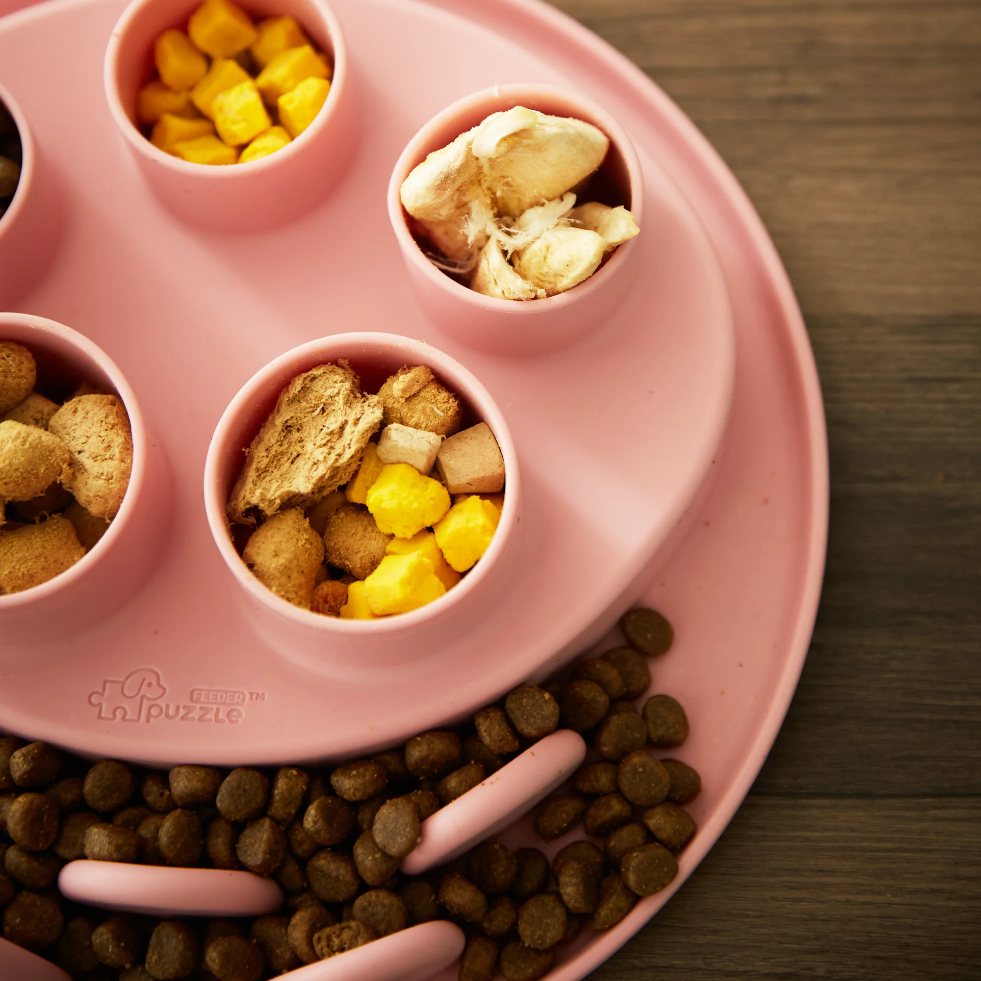 Puzzle Digger - For Cat Hunting Instinct (Coral-Pink) - Image 5