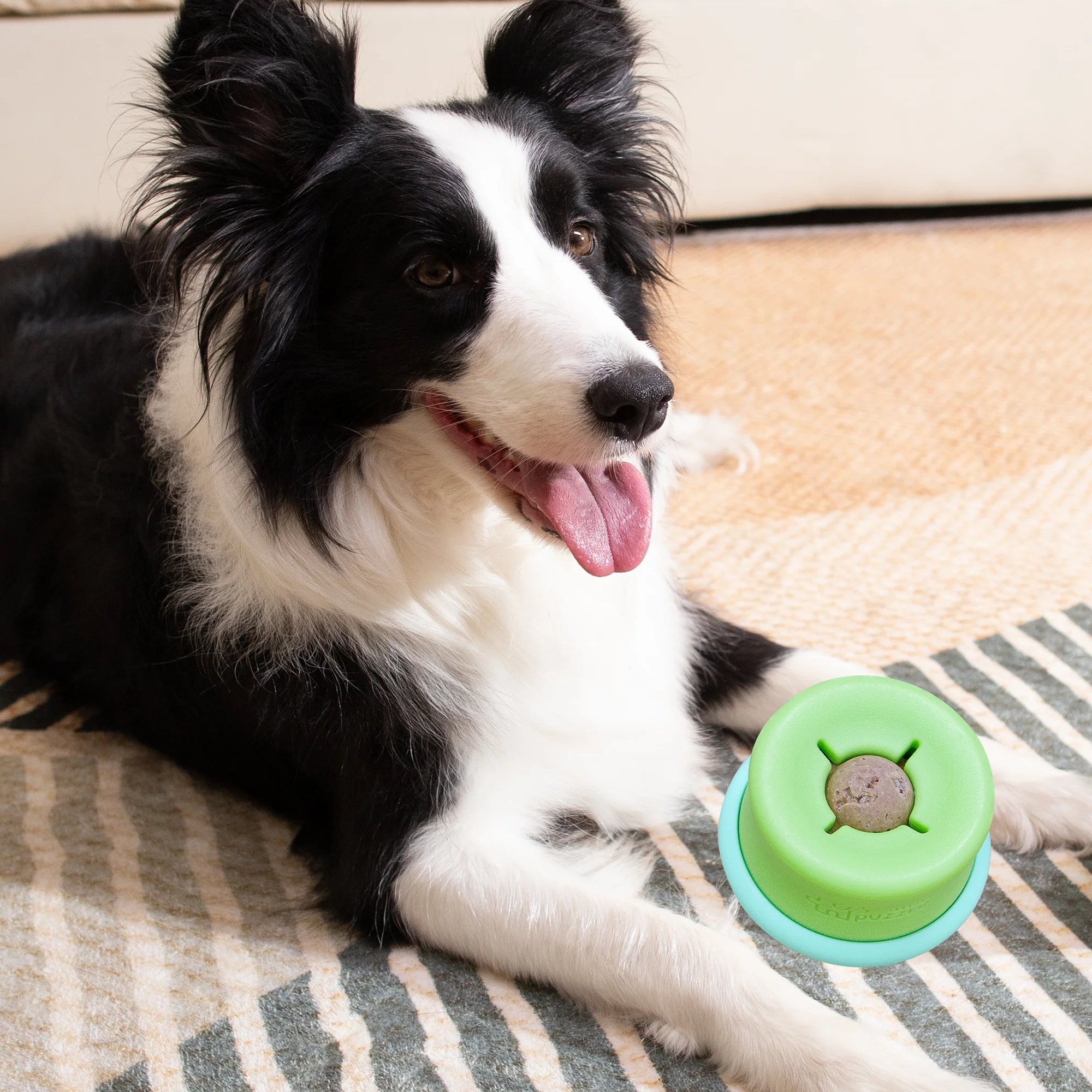 Puzzle Lickpop Blue, Interactive Enrichment Dog Toys, Slow Feeding, Treat Dispensing, and Freezable Fun to Keep Them Busy,Blue - Image 9