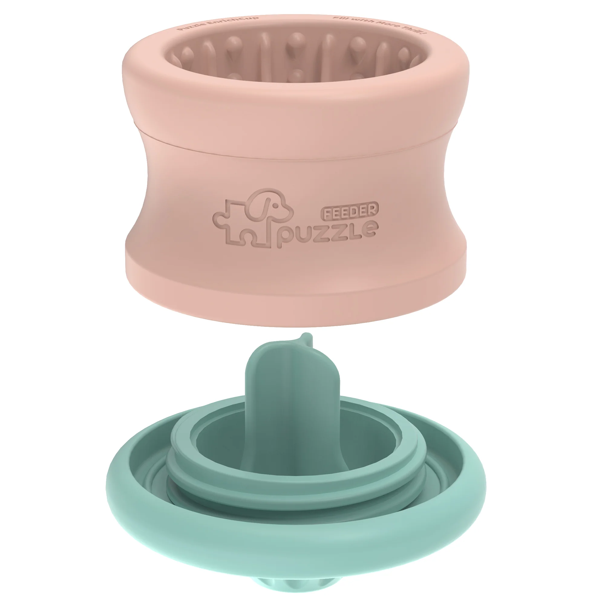 Dog Puzzle Tumbler - Puzzle Feeder Enrichment Toy (for L/XL Pups) - Image 4